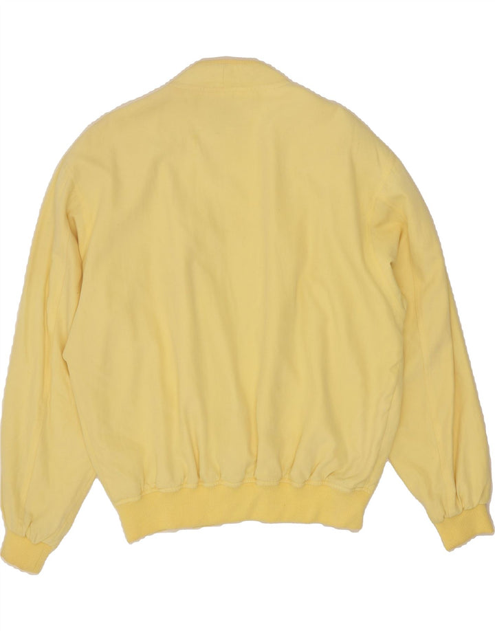 ALESSANDRO MAGNO Mens Bomber Jacket UK 38 Medium Yellow Vintage Alessandro Magno and Second-Hand Alessandro Magno from Messina Hembry 