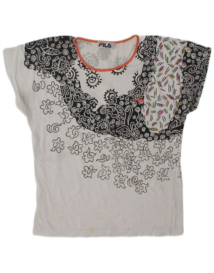 Tricou Femei Fila Top IT 44 Medium White Paisley