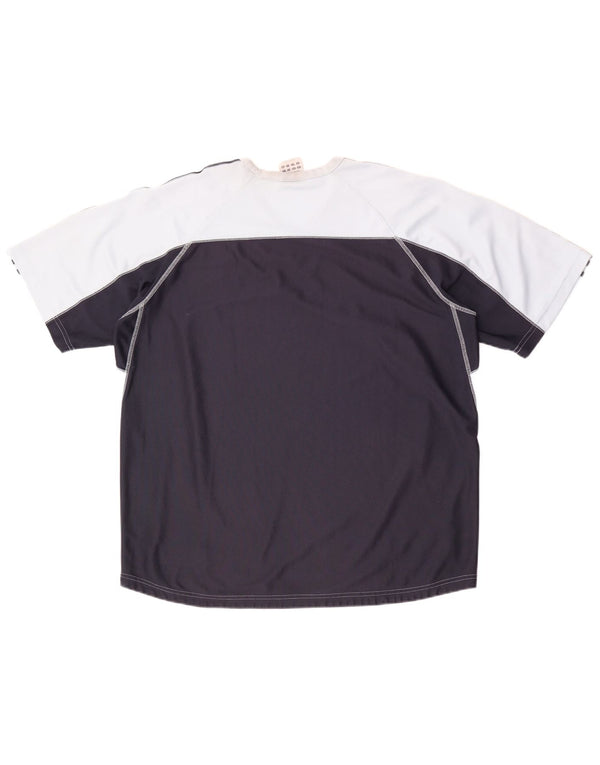 Tricou pentru bărbați Adidas Top XL Albastru Poliester Colorblock