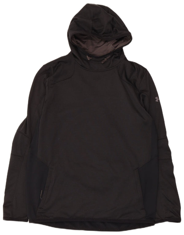 Pulover cu glugă Under Armour Cold Gear pentru bărbați, mare, negru, poliester