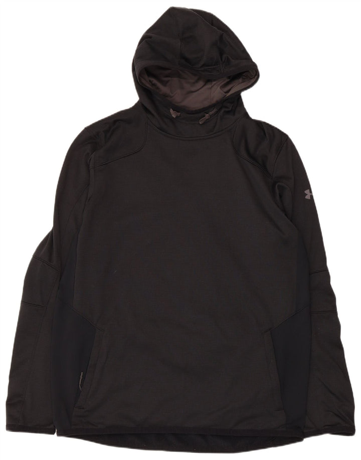 Pulover cu glugă Under Armour Cold Gear pentru bărbați, mare, negru, poliester
