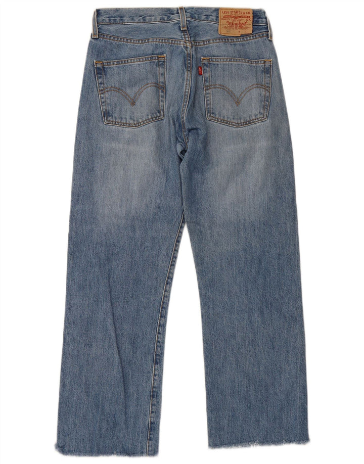 Blugi drepti pentru bărbați Levi's 501 W29 L28 Bumbac albastru