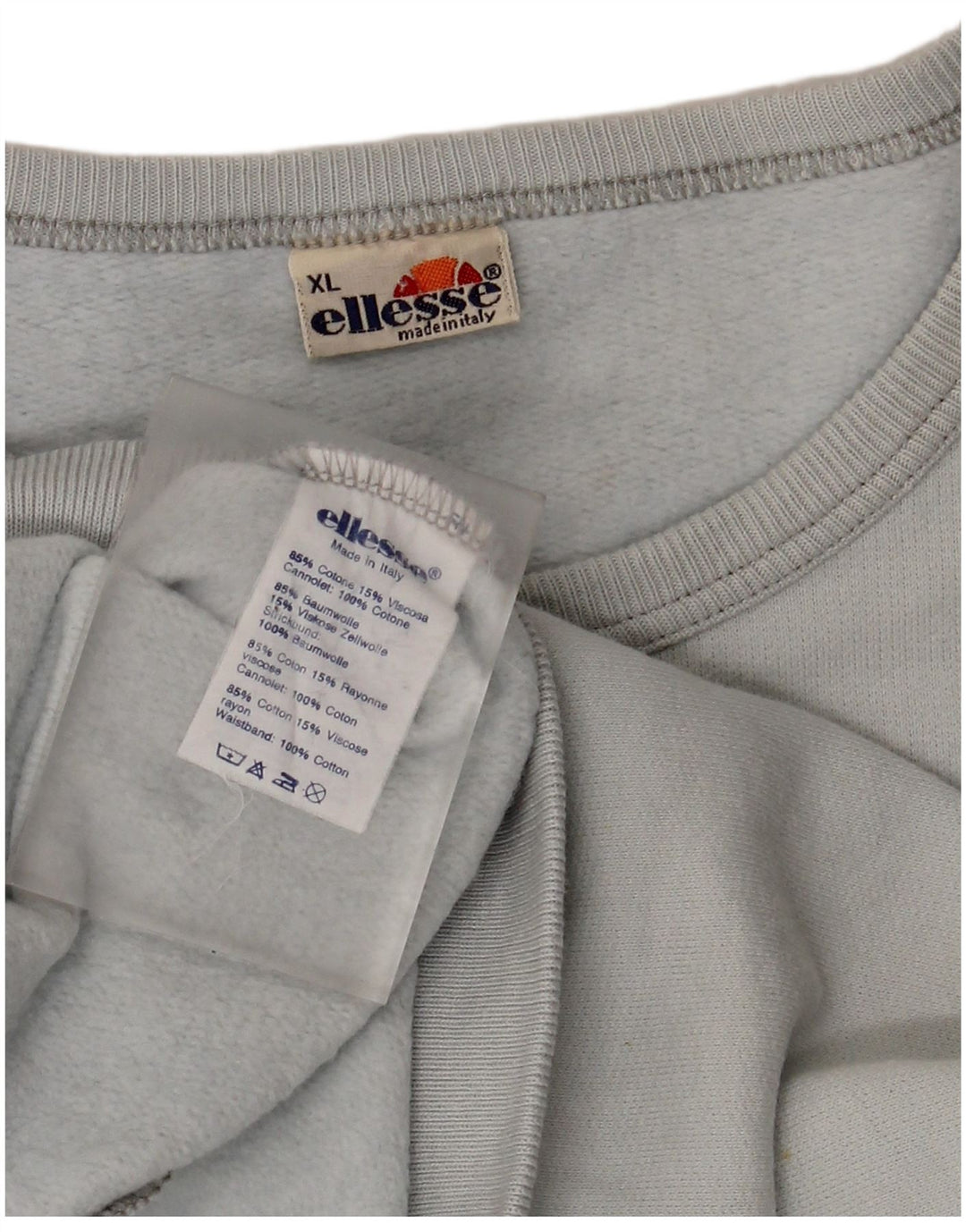 Pulover de hanorac pentru femei Ellesse UK 18 XL Bumbac albastru