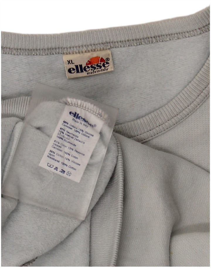 Pulover de hanorac pentru femei Ellesse UK 18 XL Bumbac albastru