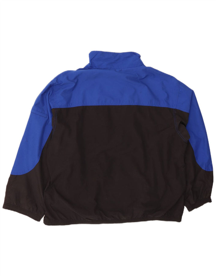 CHAMPION Mens Tracksuit Top Jacket Large Black Colourblock Polyester