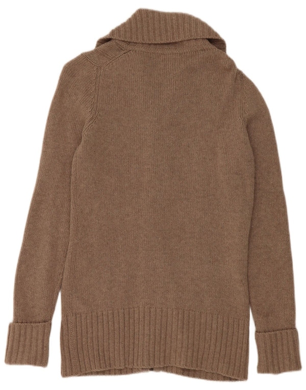 Pulover cardigan pentru femei Massimo Dutti UK 10 Lână gri mică