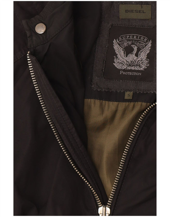 DIESEL Bomber Jacket pentru bărbați UK 36 Small Black