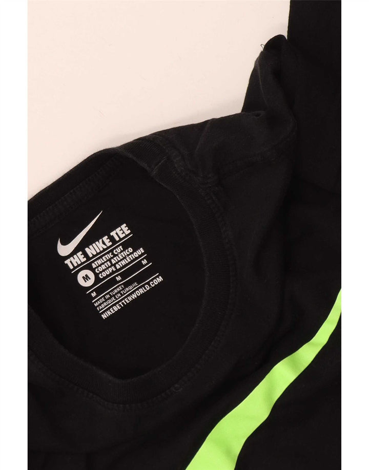 Top cu mânecă lungă, cu mânecă lungă, negru mediu, pentru bărbați, Nike