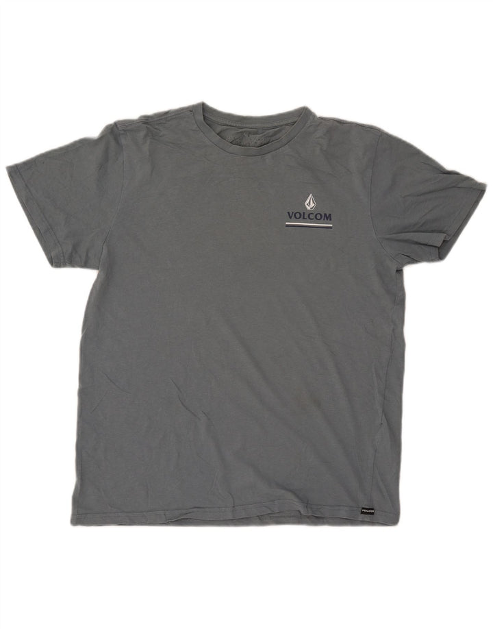 VOLCOM Tricou cu grafic pentru femei Top UK 16 Large Blue Bumbac