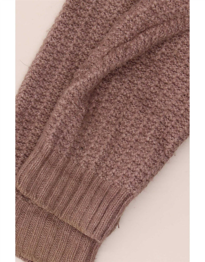 Pulover cardigan deschis supradimensionat pentru femei Fat Face UK 16 Viscoză mare maro