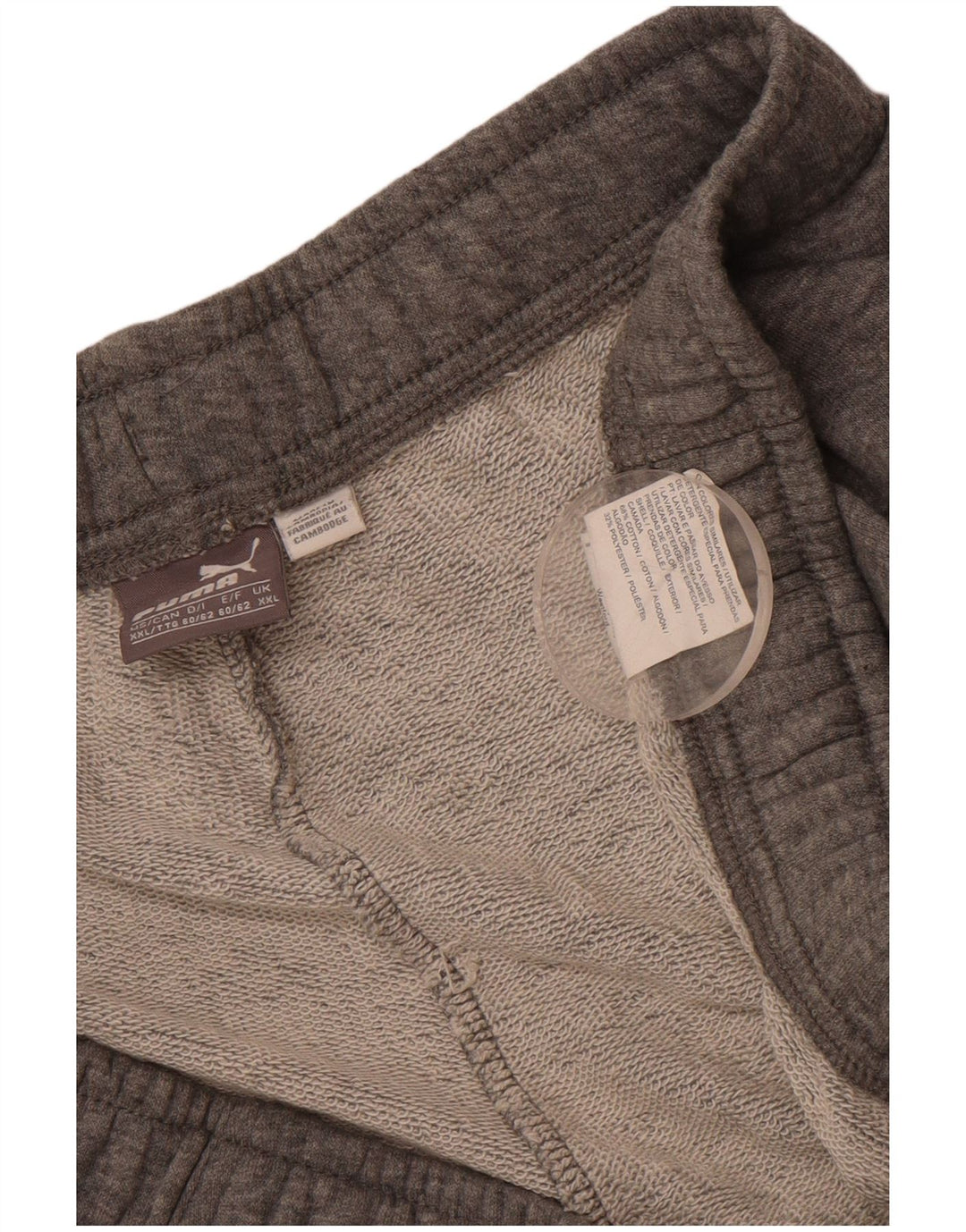PUMA Mens Sport Shorts 2XL  Grey Cotton