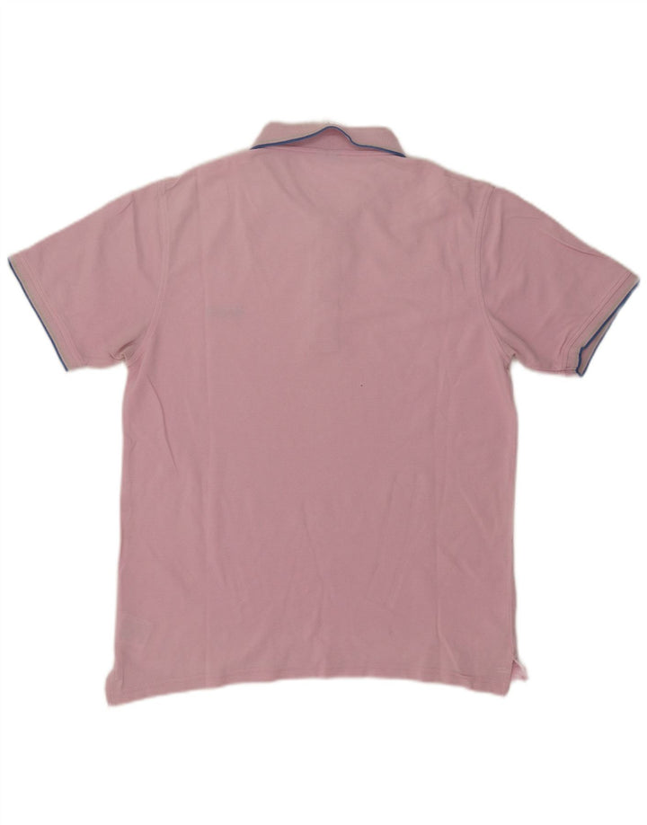 Tricou polo Reebok pentru bărbați, bumbac roz mediu