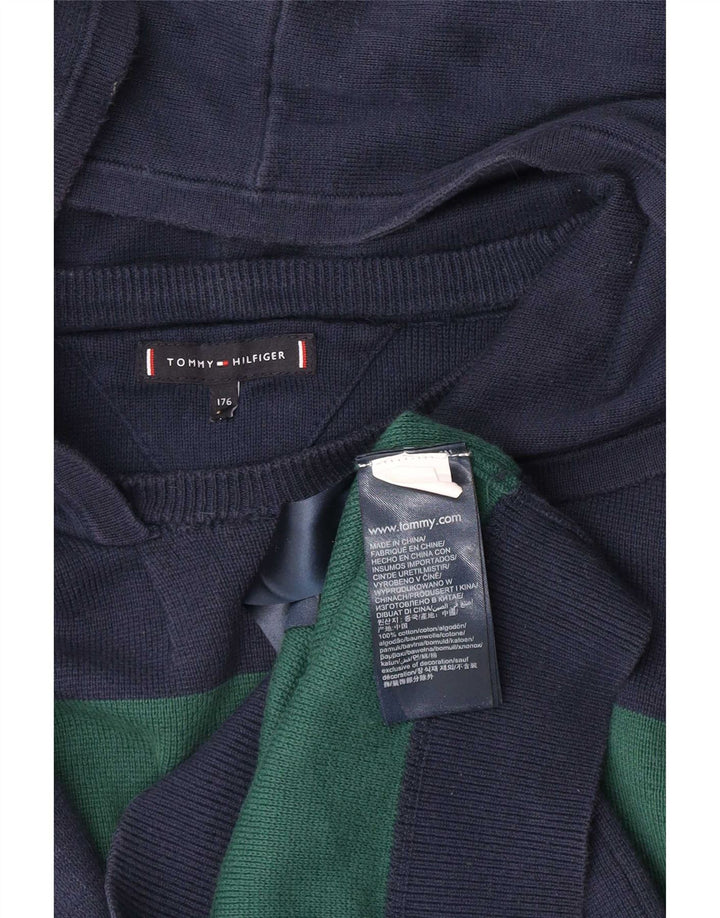 Pulover cu grafic pentru băieți Tommy Hilfiger 15-16 ani, multicolor, color block