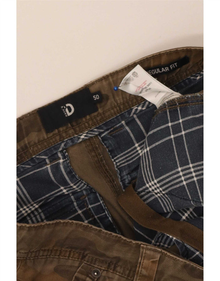 Pantaloni scurți cargo pentru bărbați Dack's Regular Fit IT 50 Large W36 Brown Camuflage