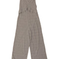 Salopetă din tricot fără mâneci pentru femei Zara UK 8 Poliester cu dungi gri mici
