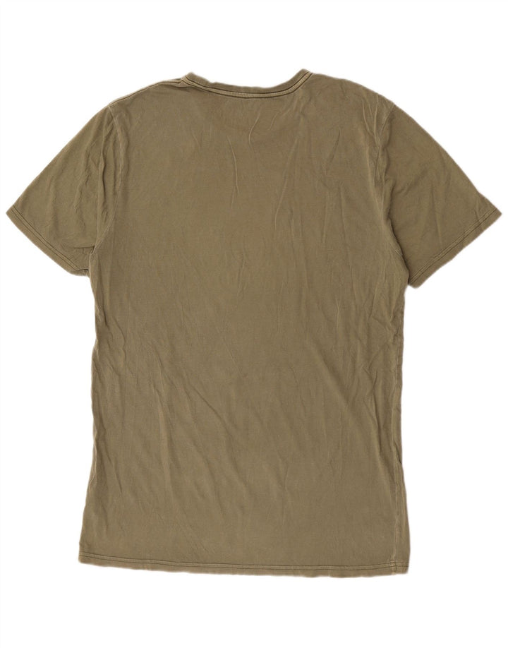 Tricou pentru bărbați Volcom Top mare din bumbac kaki