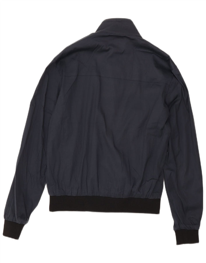 DKNY Bomber Jacket pentru bărbați UK 36 mic Bumbac bleumarin