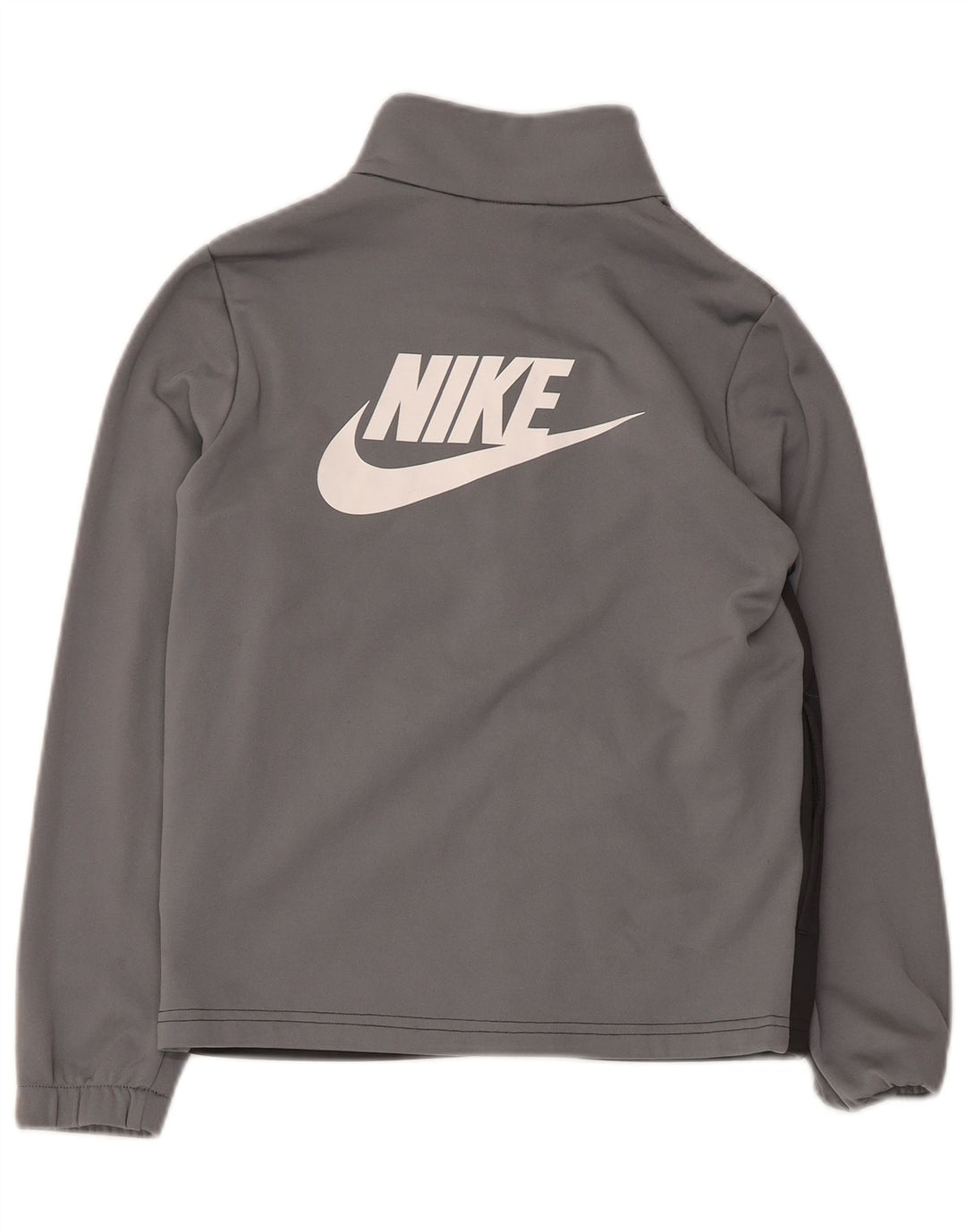 Jachetă de top pentru trening cu grafică Nike pentru băieți 10-11 ani, gri mediu, color block
