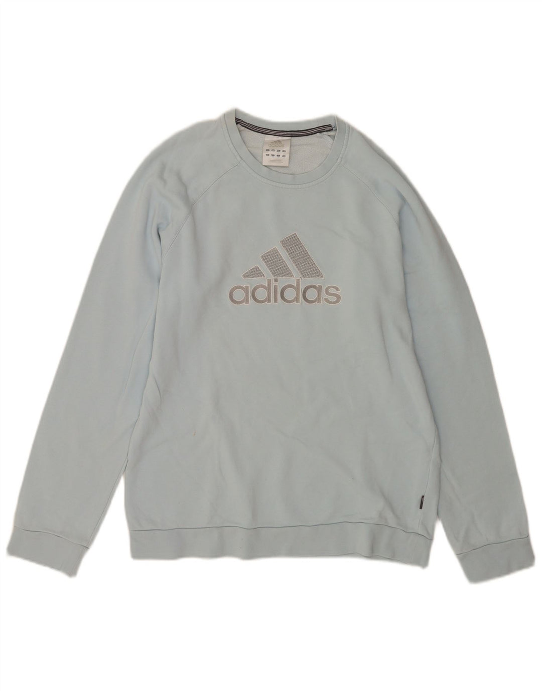 Hanorac grafic pentru bărbați Adidas Jumper mic, albastru, bumbac