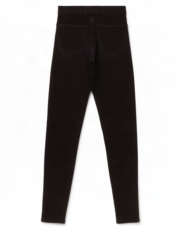 Topshop Blugi Skinny Joni Crop pentru Damă W25 L26 Bumbac Negru