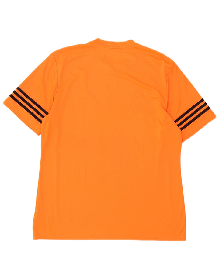 Tricou Adidas Climalite Top XL Portocaliu Poliester
