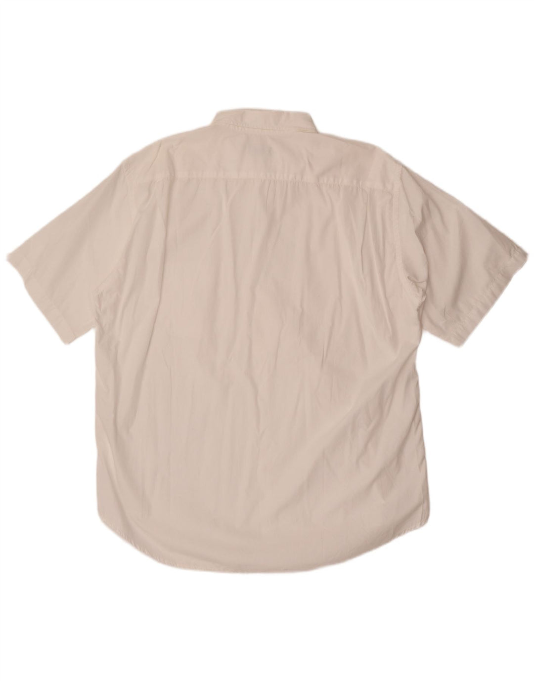 BELFE & BELFE Cămașă cu mânecă scurtă pentru bărbați, bumbac alb 2XL