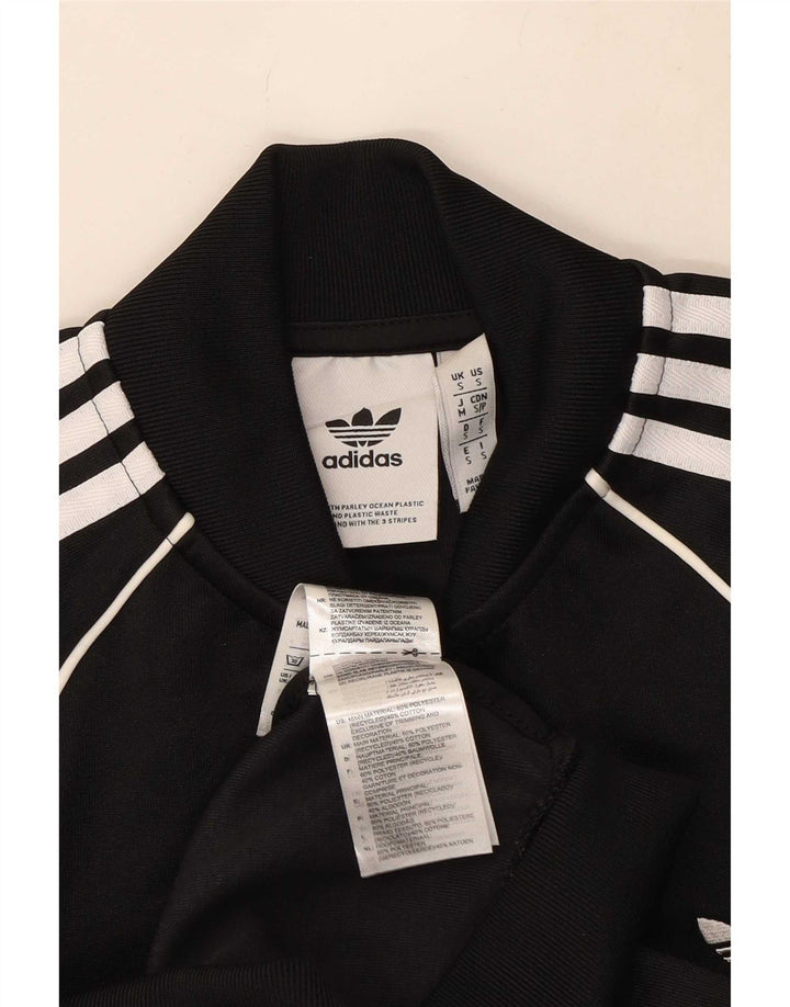 Trening pentru bărbați Adidas Top Jachetă Mic Negru Bumbac