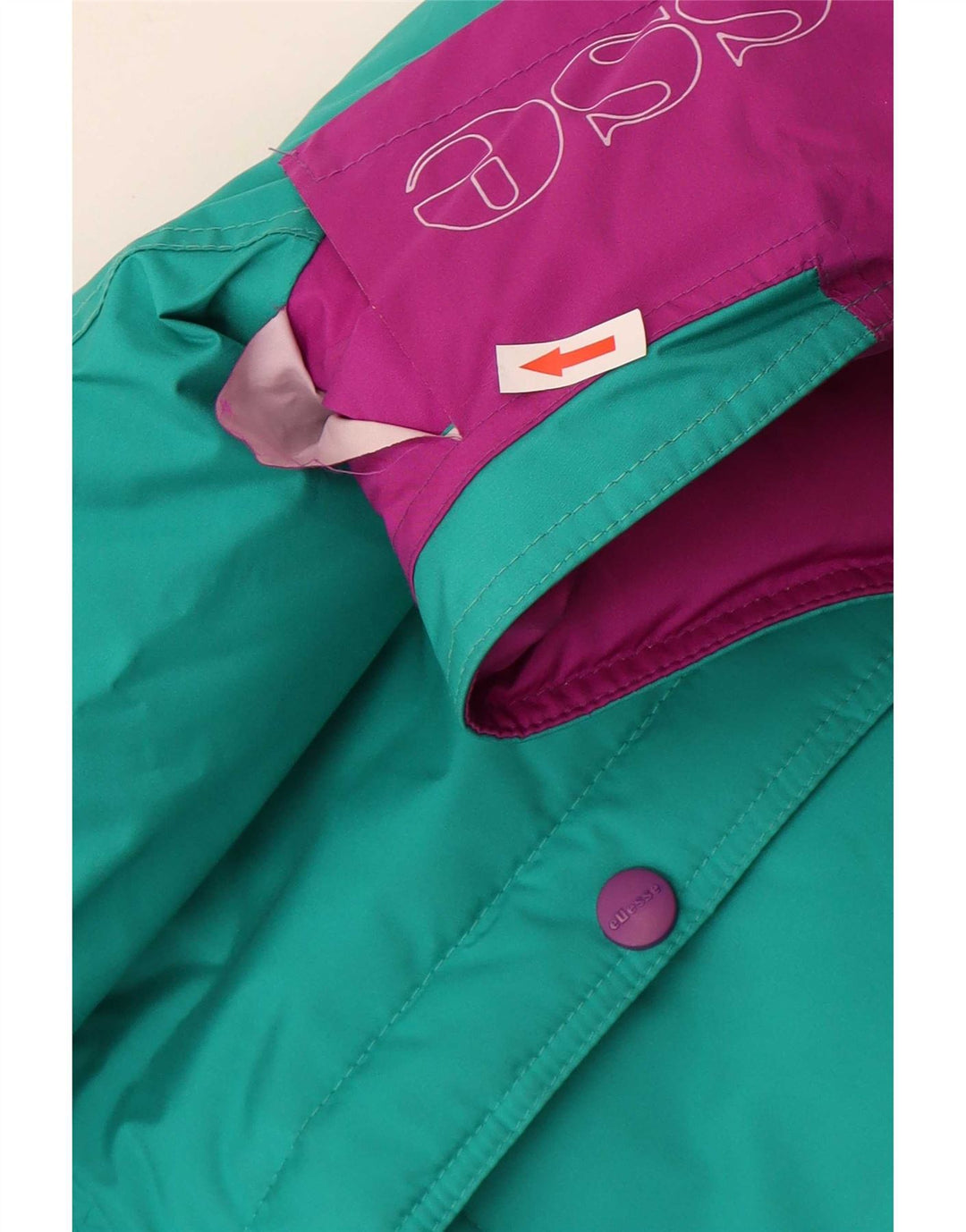 Jachetă de schi cu glugă cu glugă pentru bărbați Ellesse IT 50, mare, verde, color block