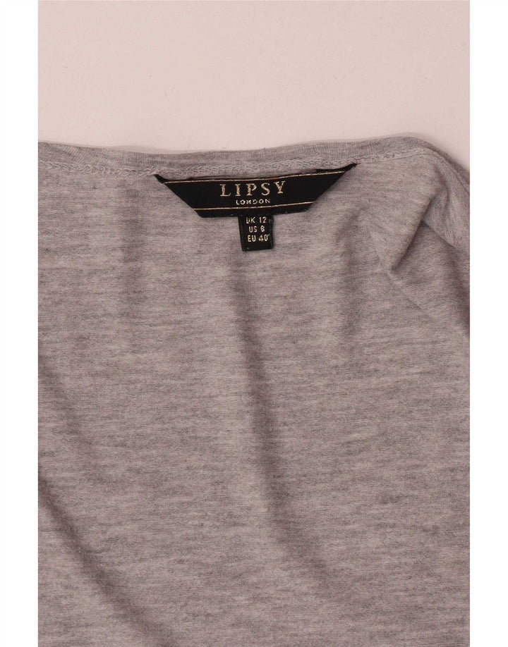 Pulover cardigan deschis pentru femei Lipsy UK 12 Gri mediu