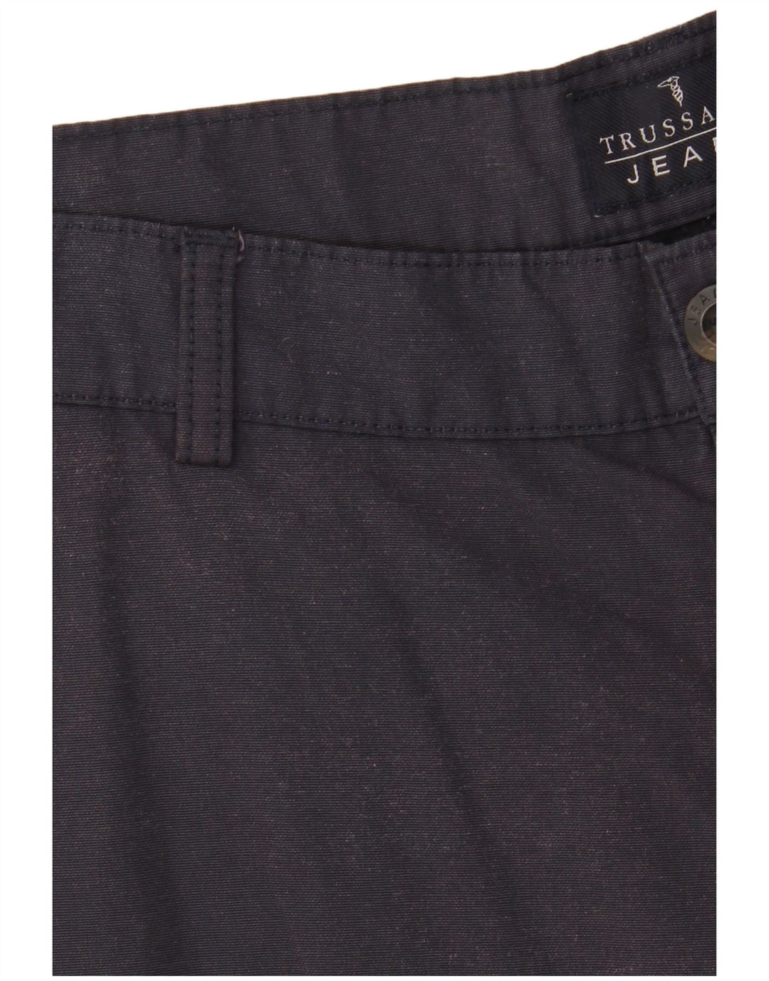TRUSSARDI Pantaloni chino drepți pentru bărbați IT 52 XL W36 L34 Bumbac bleumarin