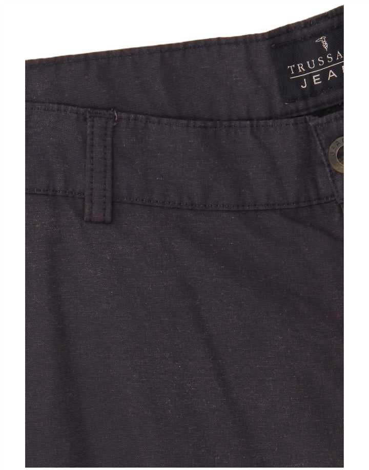 TRUSSARDI Pantaloni chino drepți pentru bărbați IT 52 XL W36 L34 Bumbac bleumarin