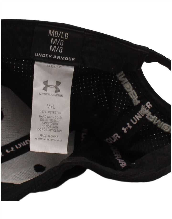 Șapcă de baseball grafică Under Armour pentru bărbați, medie/mare, poliester negru