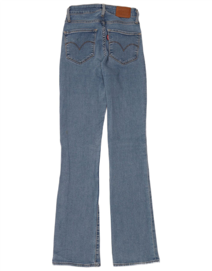Blugi evazați pentru femei cu talie înaltă LEVI'S L25 L32 bumbac albastru
