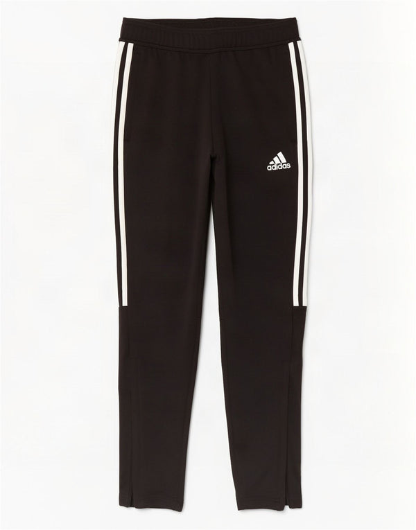Pantaloni de trening Adidas pentru bărbați, poliester negru mic