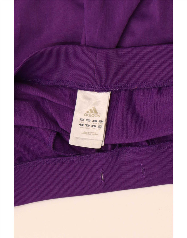Pantaloni de trening Adidas pentru femei UK 8/10 Poliester violet mic