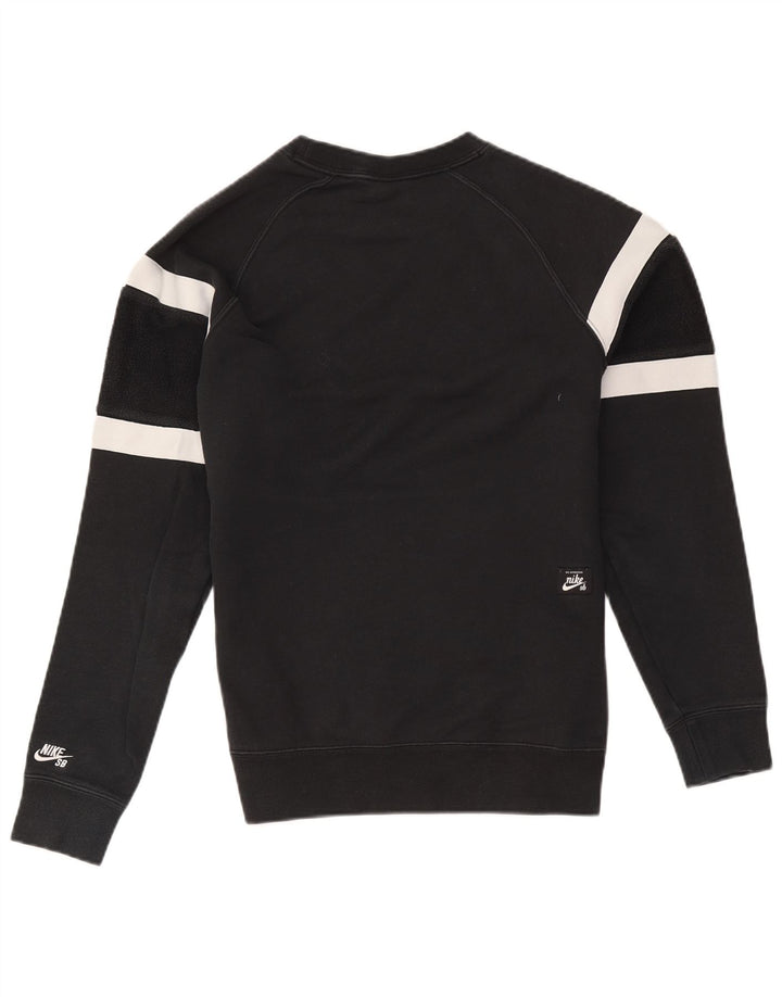 Pulover Nike pentru bărbați, mic, negru, color block, bumbac