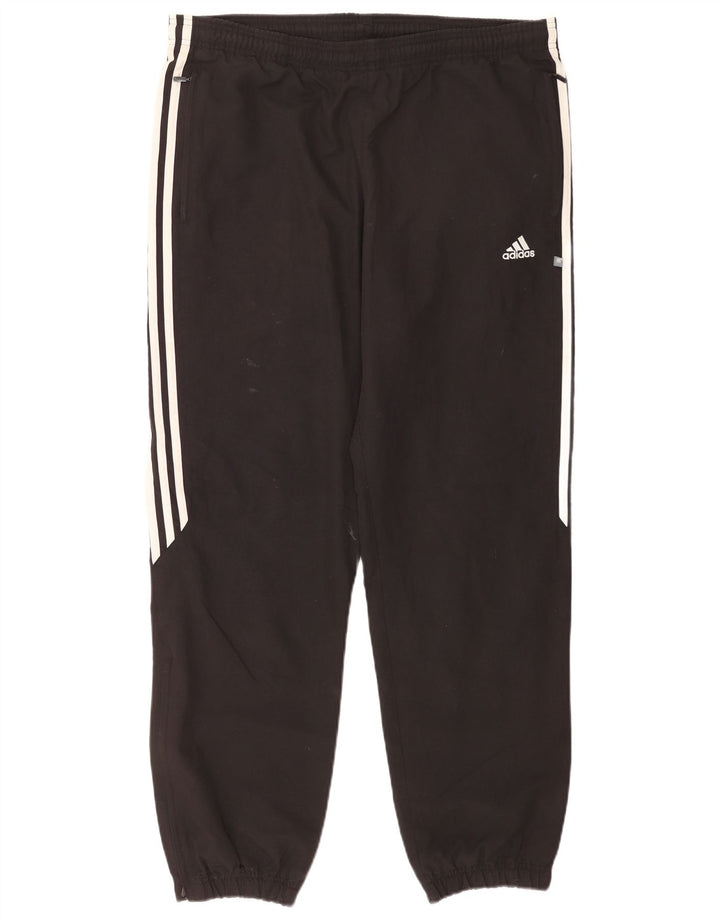 Pantaloni de trening pentru bărbați Adidas Pantaloni de jogging Mediu Negru Poliester Sport