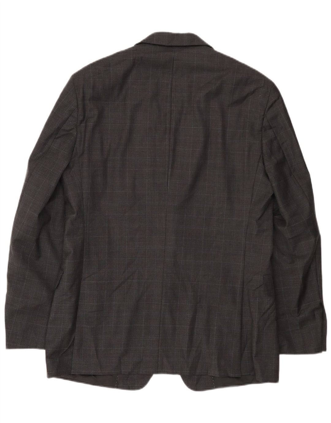 Sacou blazer pentru bărbați Tommy Hilfiger, cu 2 nasturi, UK 40, lână mare, gri cu carouri