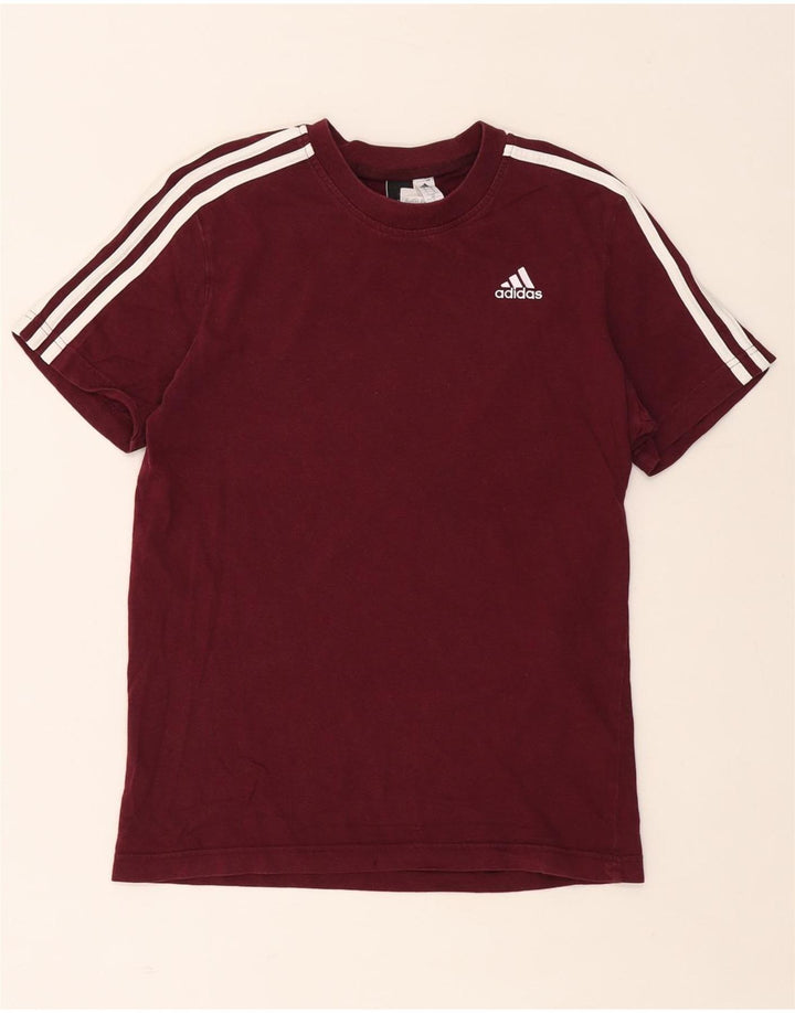 Tricou bărbați ADIDAS Top mic maro bumbac
