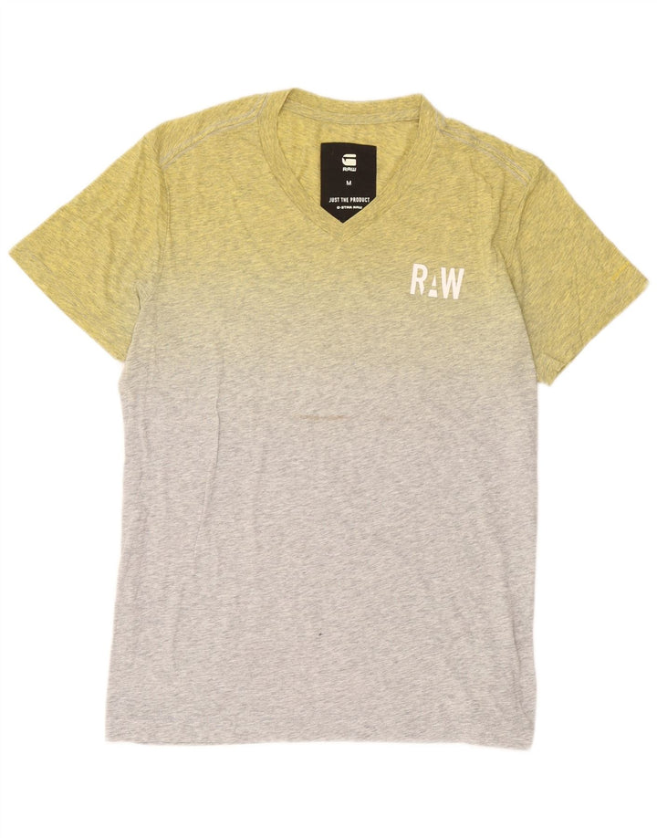Tricou pentru bărbați G-Star Top din bumbac galben mediu