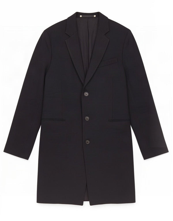Paul Smith Womens Oversized Overcoat UK 10 Small Navy Blue