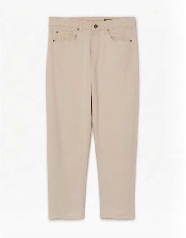 Blugi tăiați pentru femei Marks & Spencer UK 12 Medium W28 L21 Bumbac alb catifelat