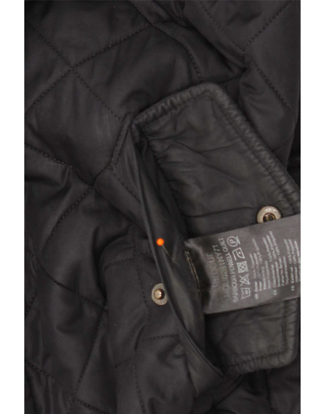 Jachetă matlasată pentru bărbați Barbour UK 36 Poliester bleumarin mic