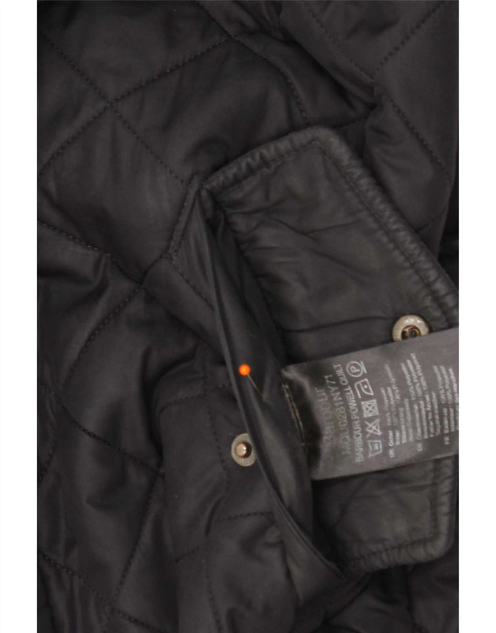 Jachetă matlasată pentru bărbați Barbour UK 36 Poliester bleumarin mic
