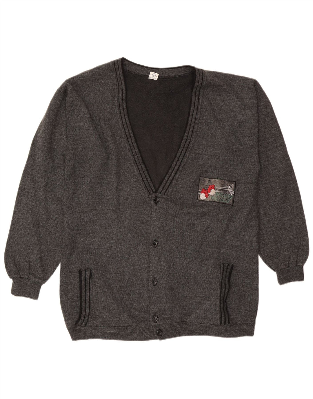 Cardigan Vintage pentru bărbați, XL, bumbac gri