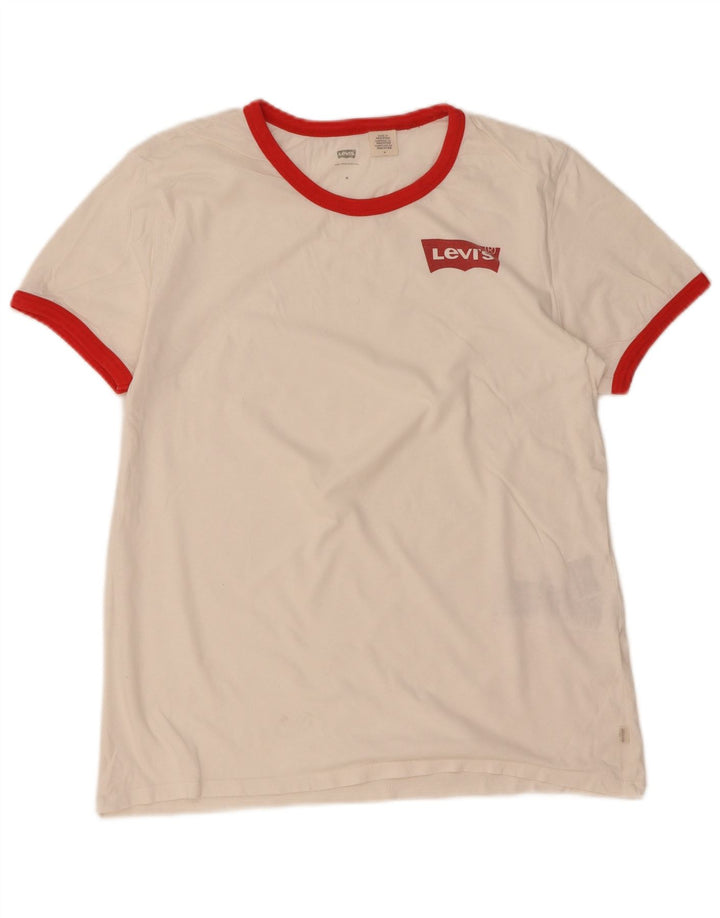 Tricou pentru femei Levi's Top UK 14 Medium White Colorblock Bumbac