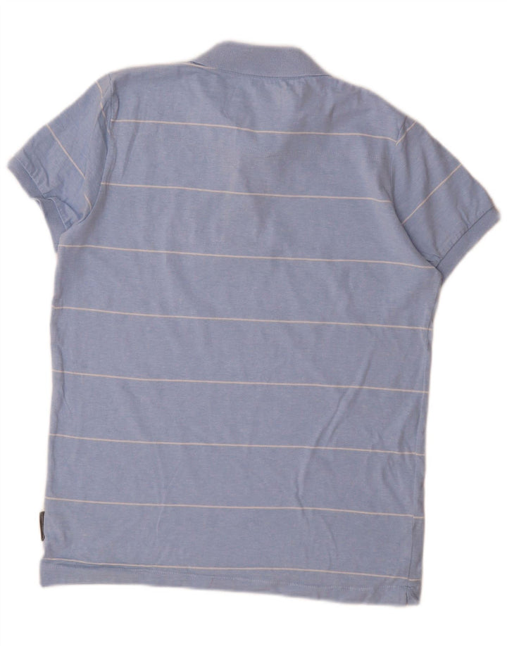Tricou polo pentru bărbați French Connection, bumbac cu dungi albastre medii