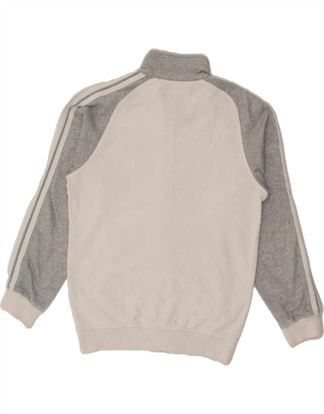 CHAMPION Womens Tracksuit Top Jacket UK 14 Medium Grey Colourblock Cotton Vintage Champion and Second-Hand Champion from Messina Hembry 