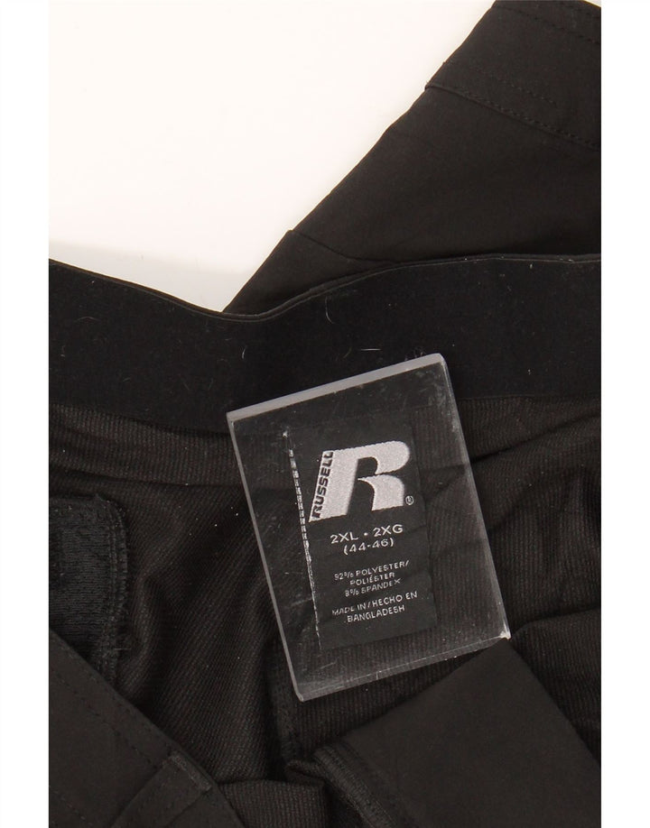 RUSSELL ATHLETIC Pantaloni cargo subțiri pentru femei 2XL W32 L30 poliester negru
