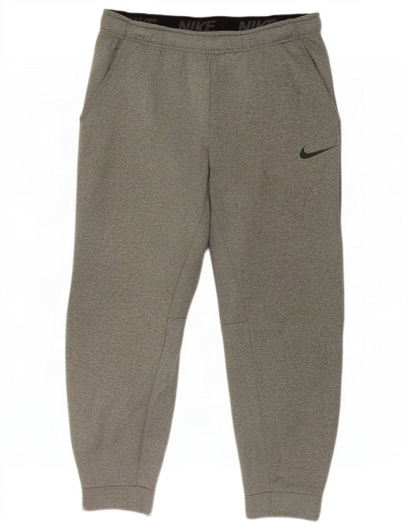 Pantaloni de trening Nike Dri Fit pentru bărbați Joggeri mari, gri, poliester